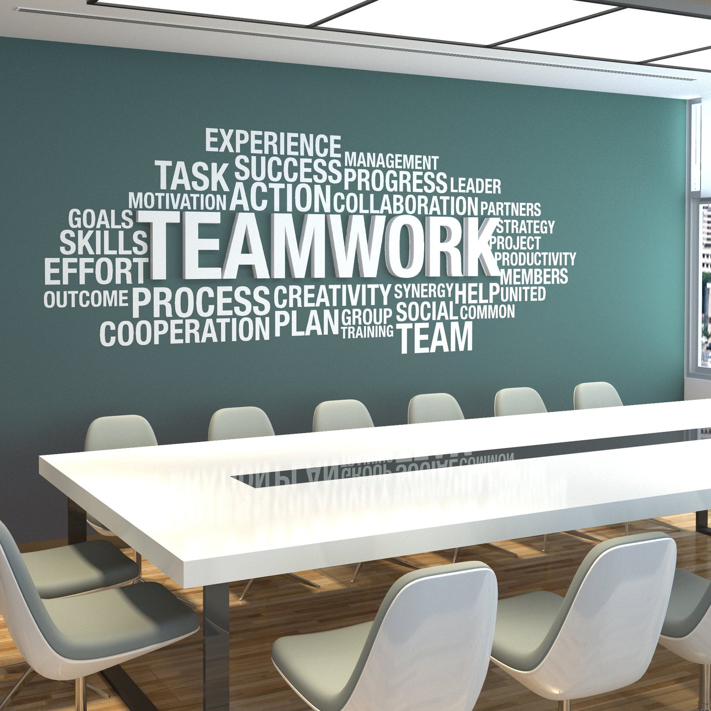 TeamWork 3D Office Wall Decor-0