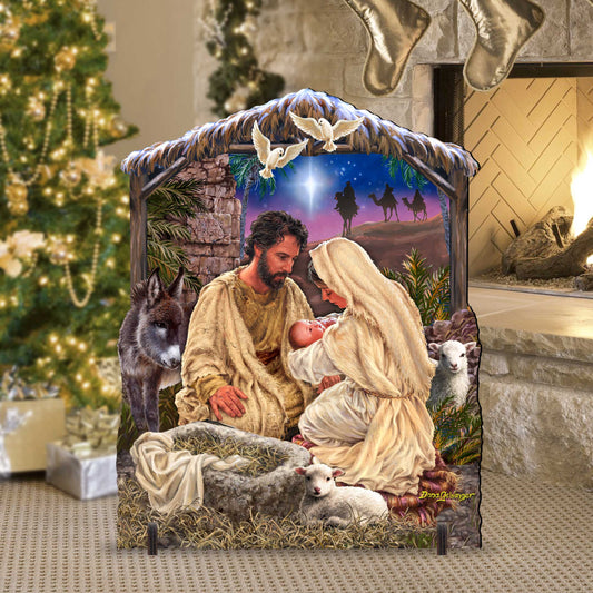 Jesus is Lord Outdoor Decor Yard Decor by D. Gelsinger - Nativity Holiday Decor - 8652813F-1