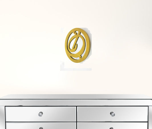 Yellow Wood Wall Decor-1