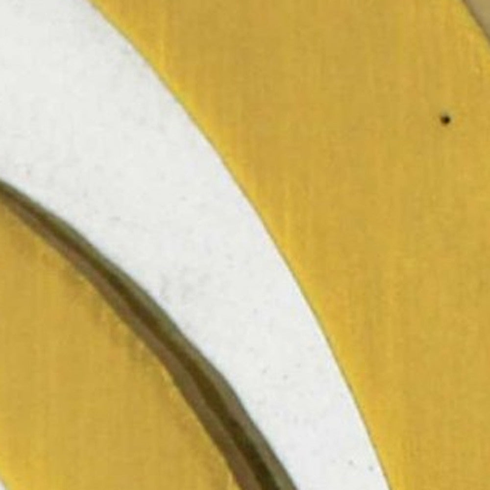 Yellow Wood Wall Decor-3