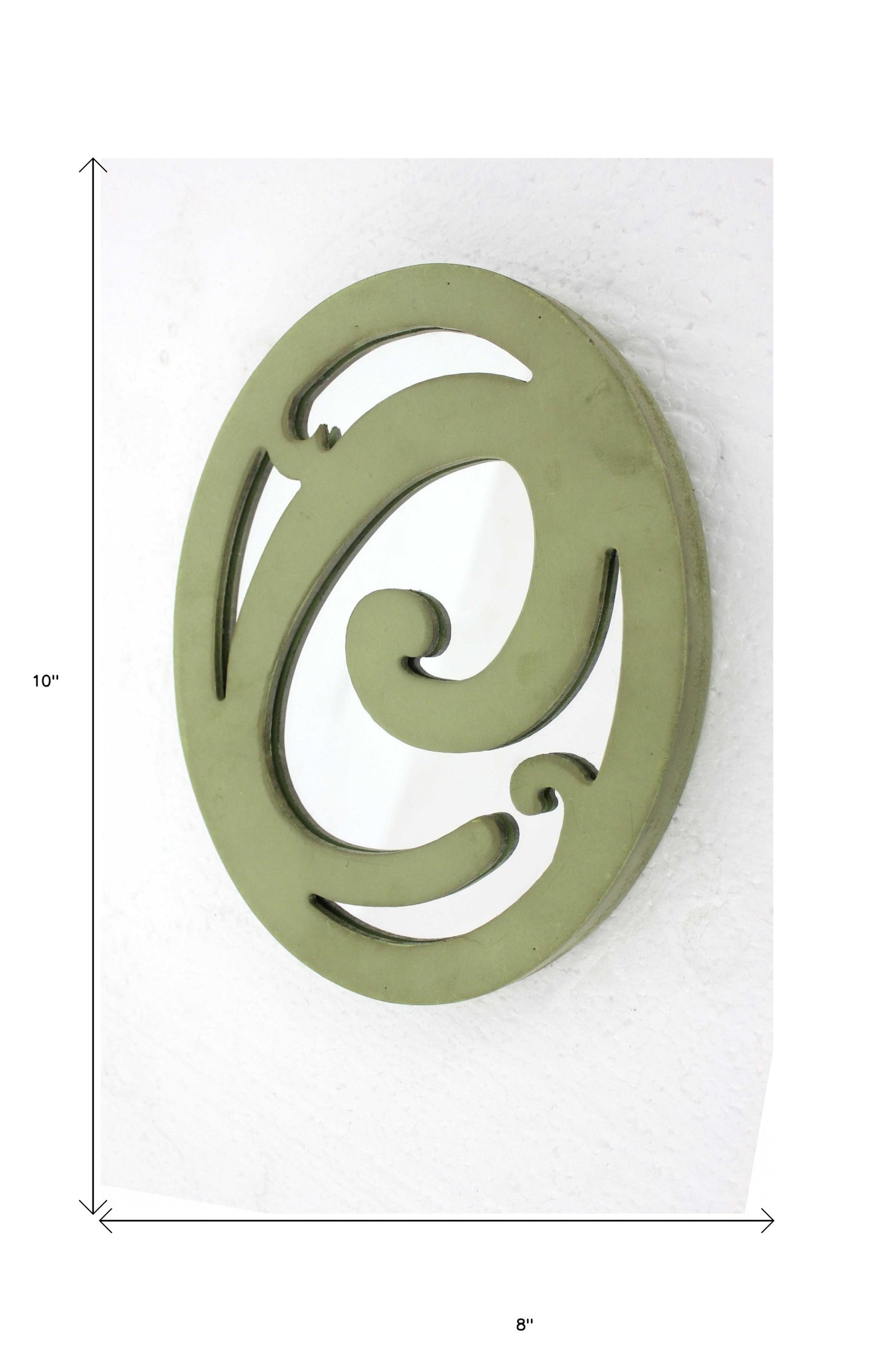Green Wood Wall Decor-4