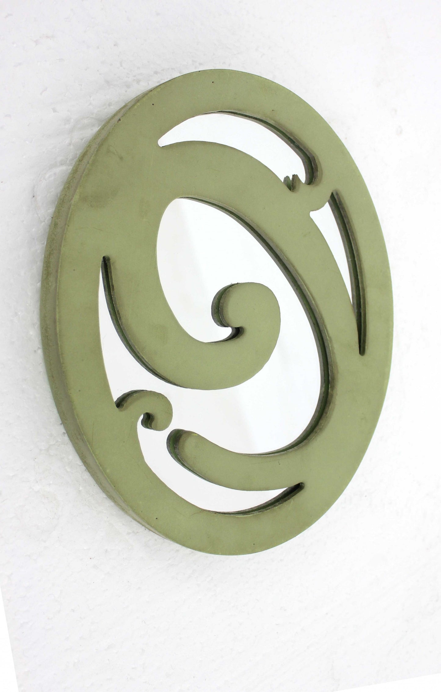Green Wood Wall Decor-2