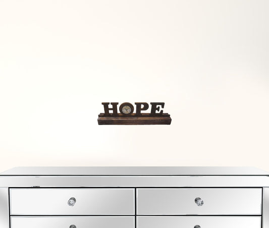 Brown Wood Decor Clock-1