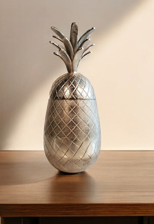 Pineapple Storage Aluminium Decor-1