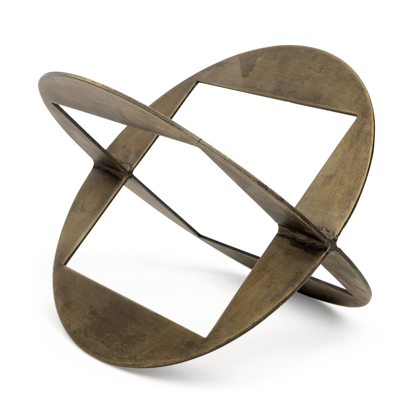 Gold Metal Geometric Decor Piece-8