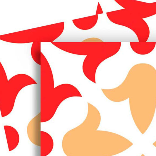 8" X 8" Roja Hola Removable Peel and Stick Tiles-1