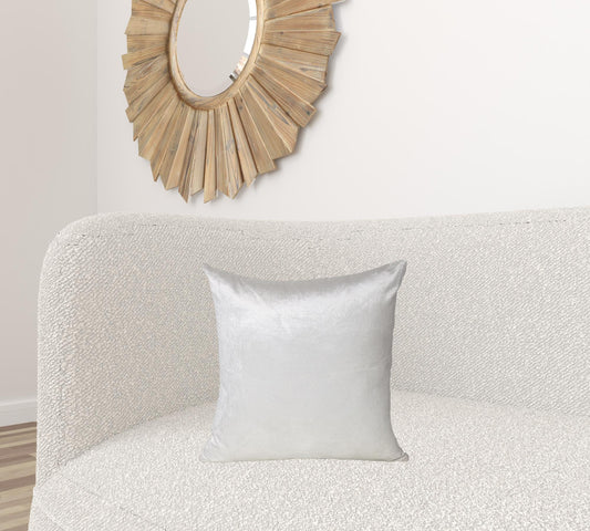 18" X 18" White Cotton Zippered Pillow-1