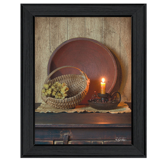 The Red Bowl 1 Black Framed Print Wall Art-1