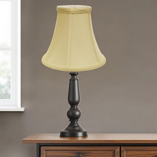 18" Antique White Premium Bell Monay Shantung Lampshade-1