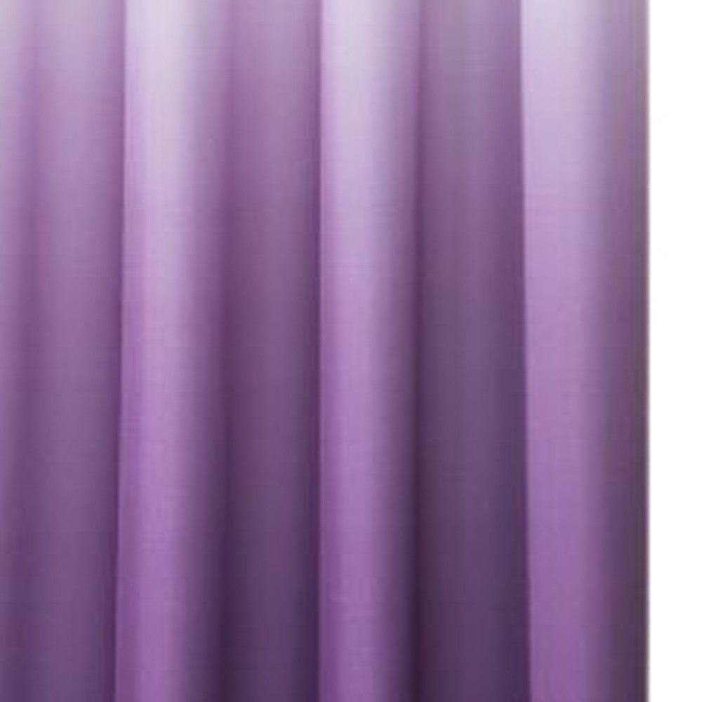 Set of Two 84" Purple Ombre Window Curtain Panels-8