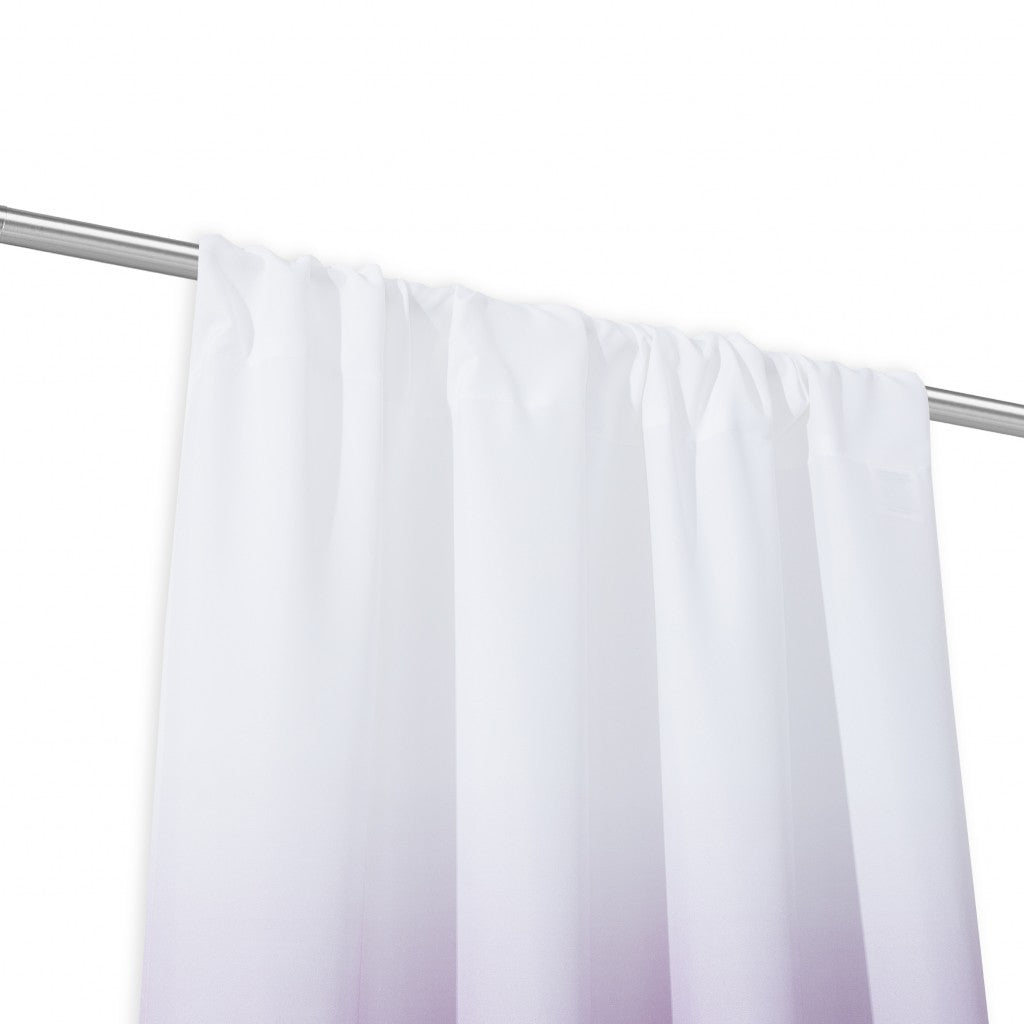 Set of Two 84" Purple Ombre Window Curtain Panels-7