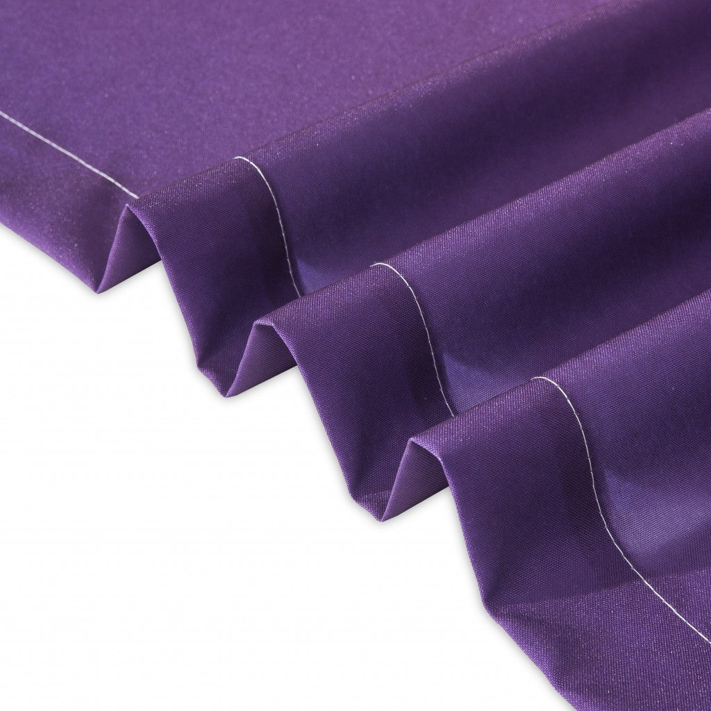Set of Two 84" Purple Ombre Window Curtain Panels-3
