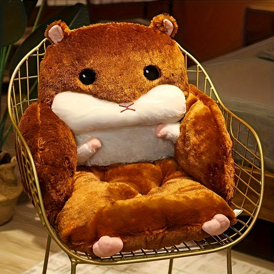 Hamster-Shaped Lazy Sofa Chair with Reading Board-1