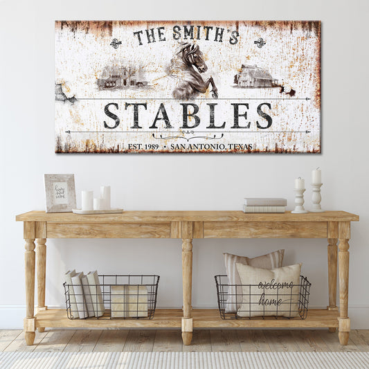 Rustic Stables Decor Sign-1
