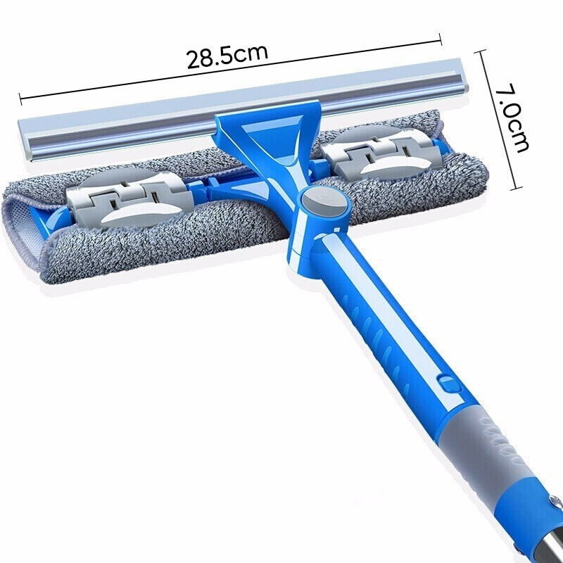 Cleaning Tool Double-sided Telescopic Rod Window Cleaner Mop-8