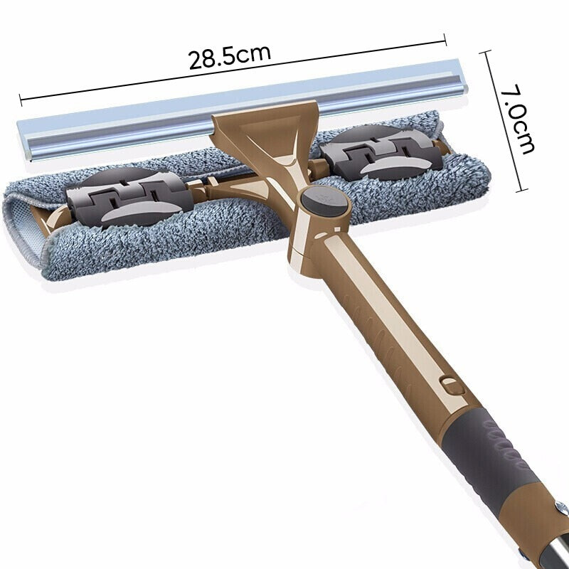 Cleaning Tool Double-sided Telescopic Rod Window Cleaner Mop-4
