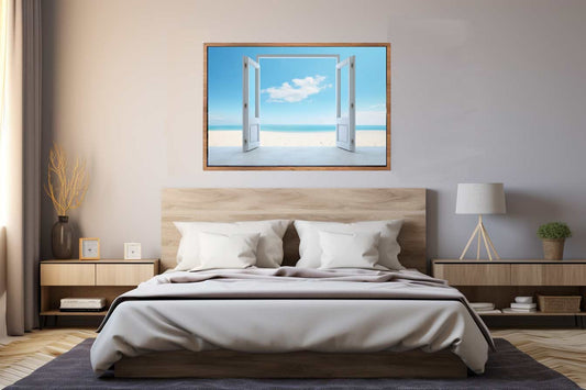 Window To Phuket Canvas Art Print-1