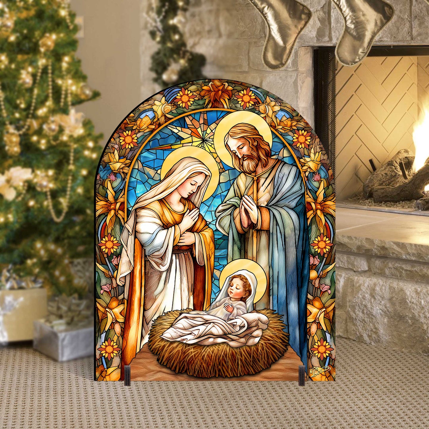 Classic Nativity Outdoor Decor Yard Decor by G. Debrekht - Nativity Holiday Decor - 863567F-3