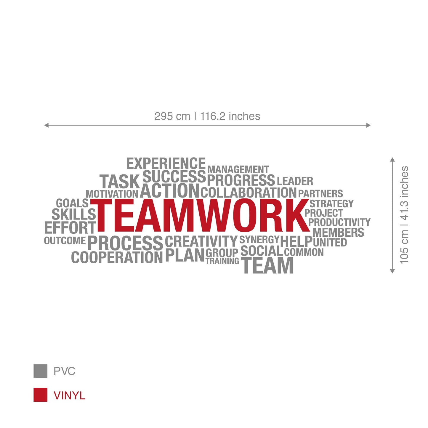 TeamWork 3D Office Wall Decor-2