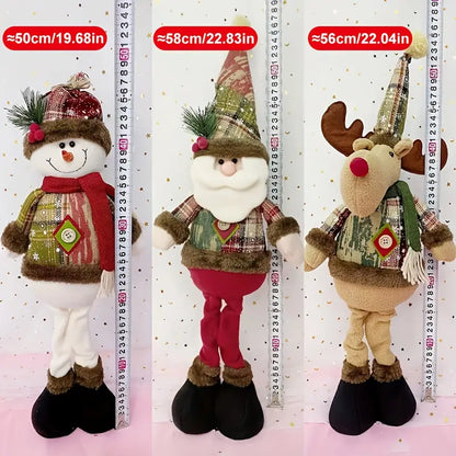Enhance Your Festive Decor with 3pcs Christmas Dolls Tree Decor-2