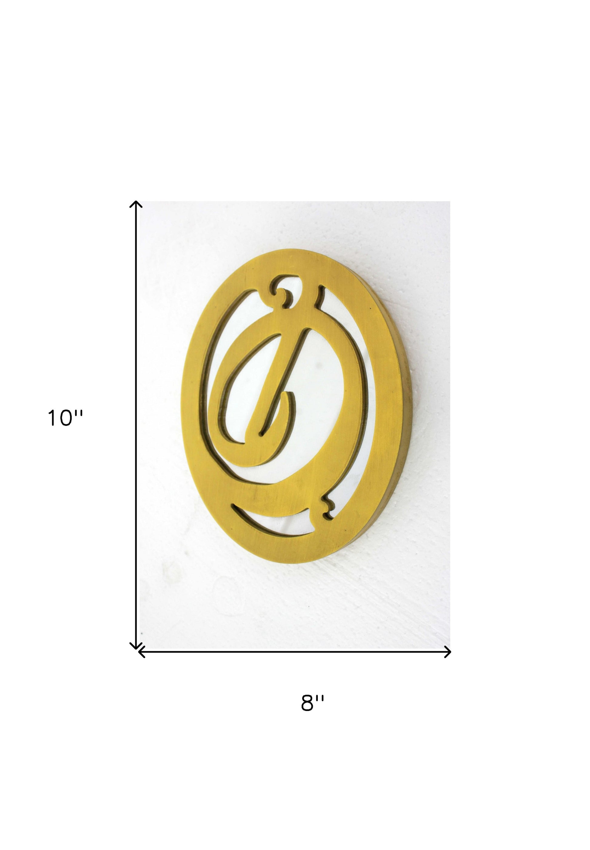 Yellow Wood Wall Decor-6