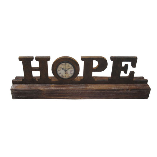 Brown Wood Decor Clock-0