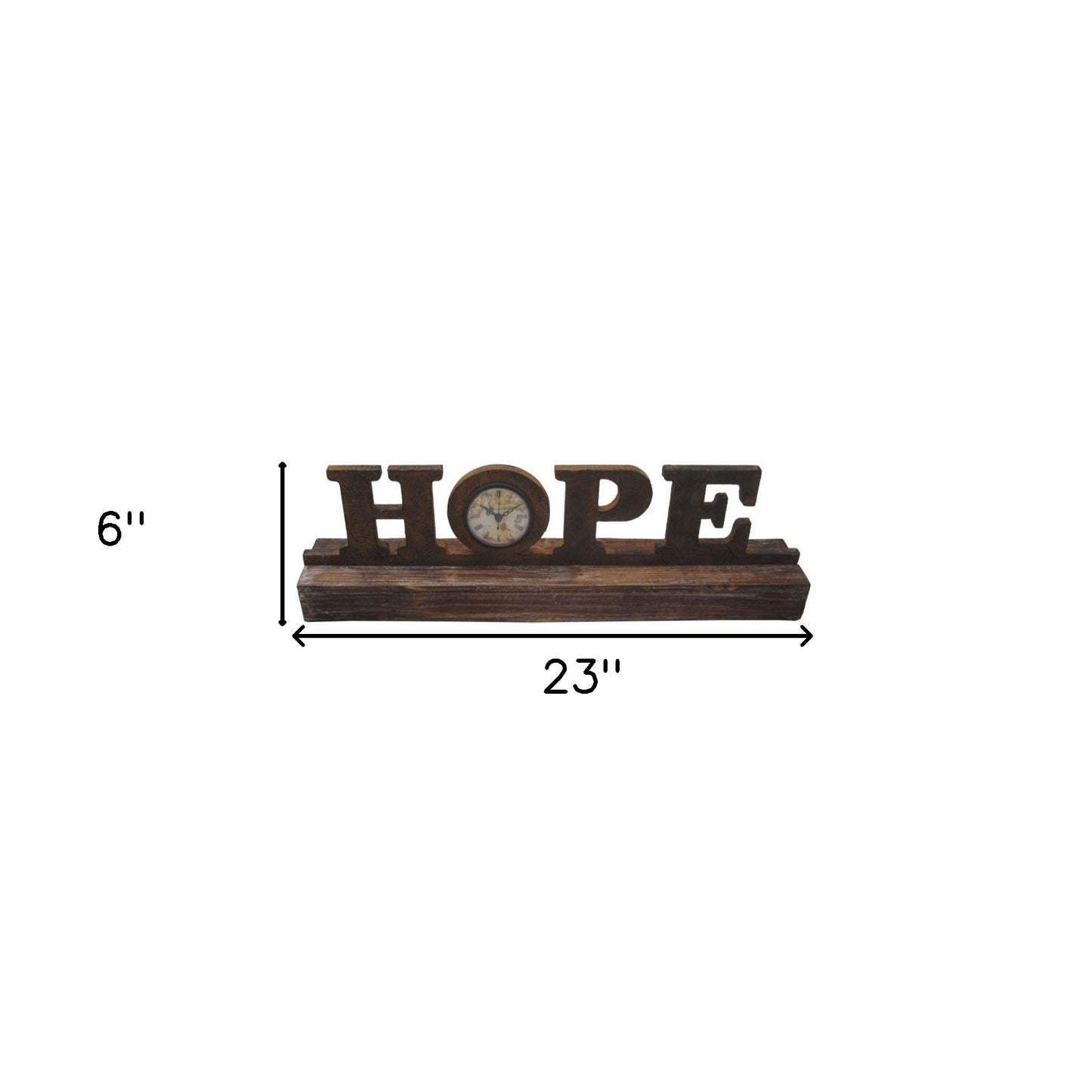 Brown Wood Decor Clock-7