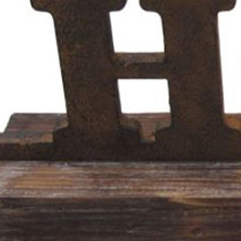 Brown Wood Decor Clock-4