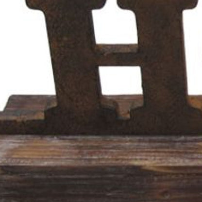 Brown Wood Decor Clock-4