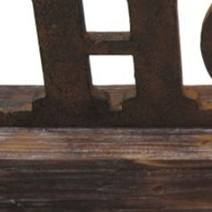 Brown Wood Decor Clock-5