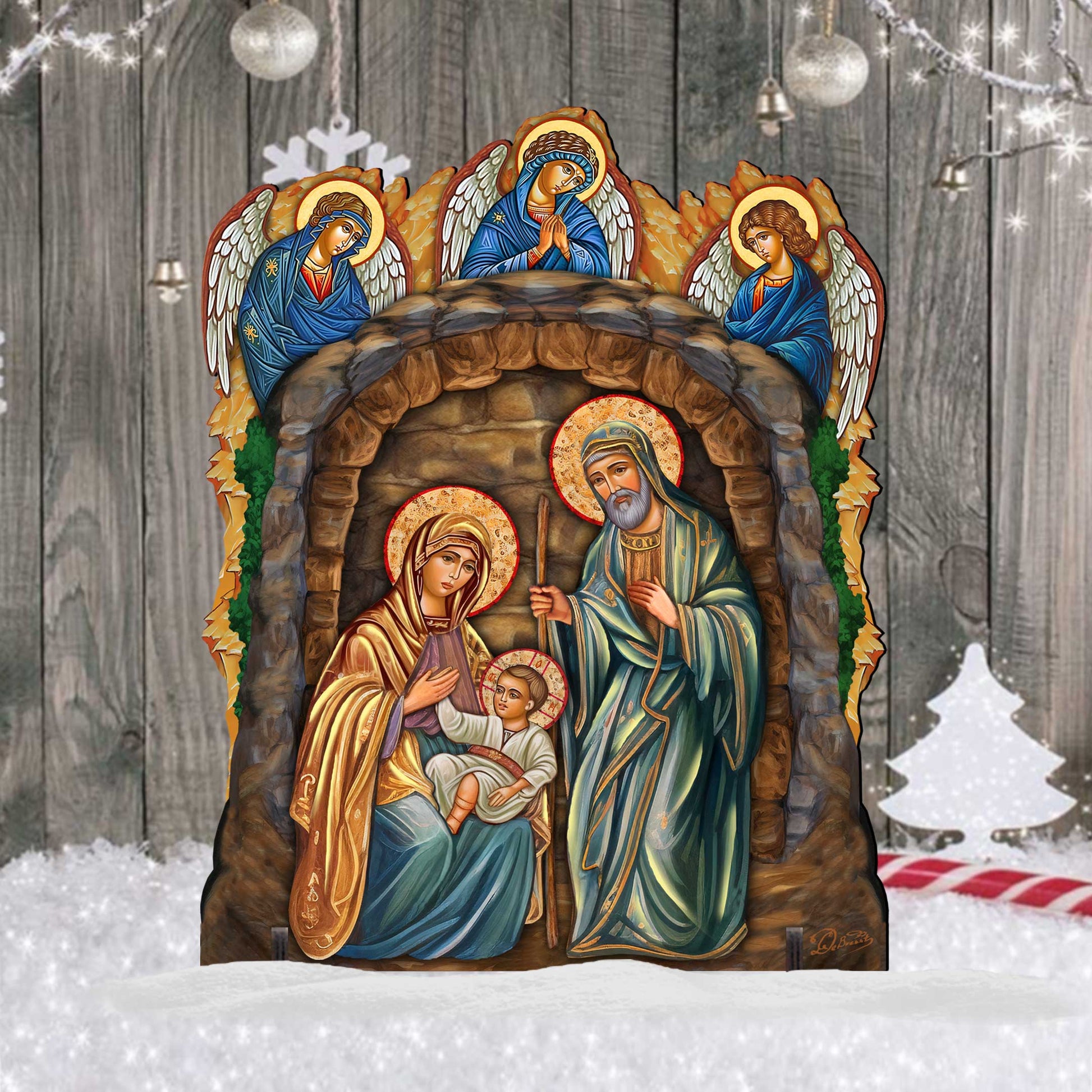 Orthodox Nativity Outdoor Decor Yard Decor by G. Debrekht - Nativity Holiday Decor - 852762F-3