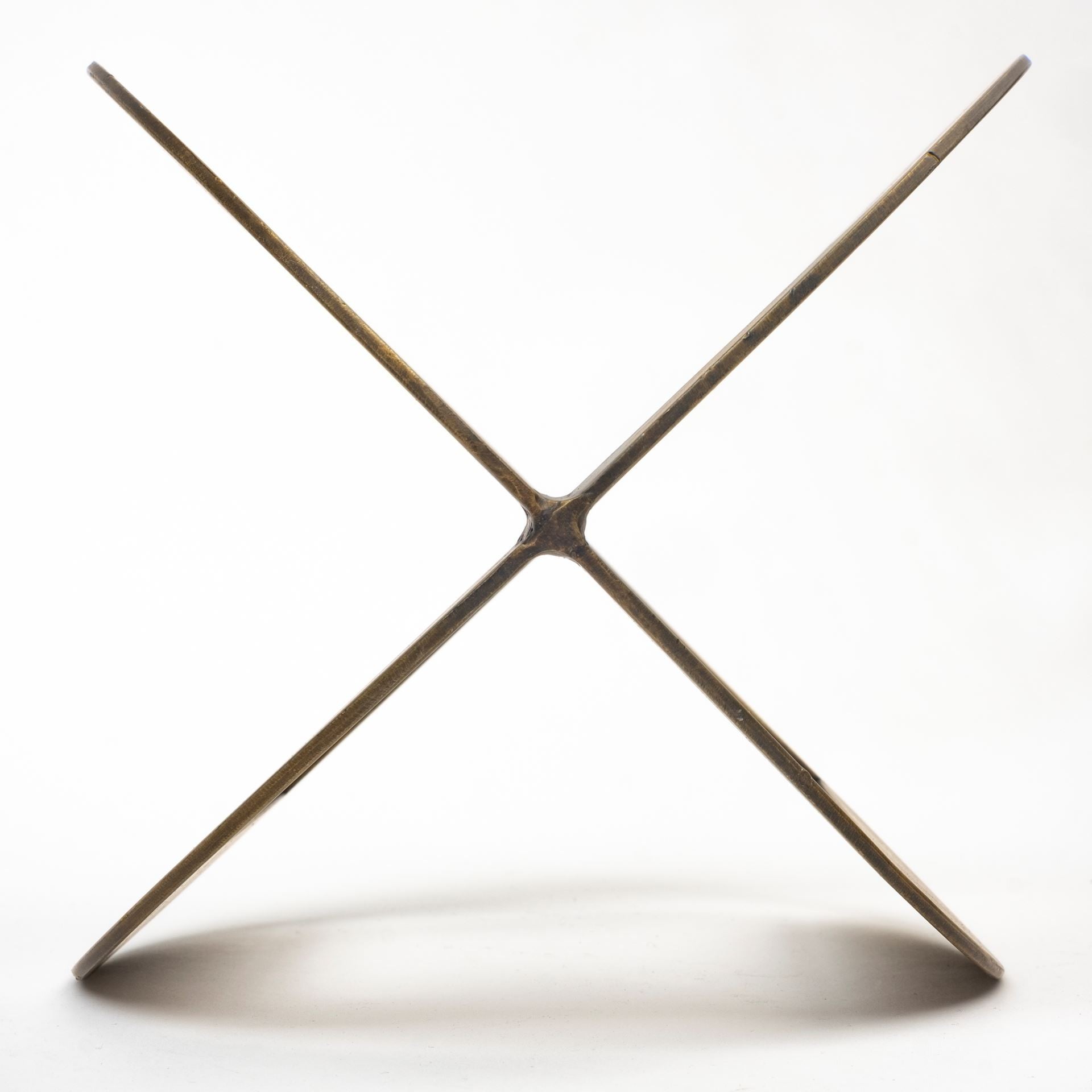 Gold Metal Geometric Decor Piece-5