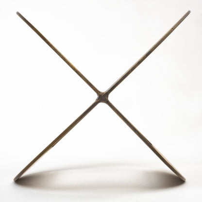 Gold Metal Geometric Decor Piece-5