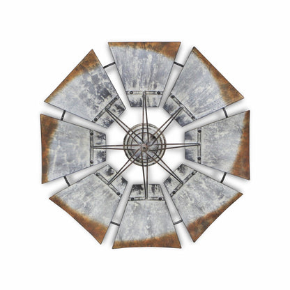 Metal Windmill Shaped Wall Decor-4