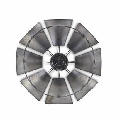 Metal Windmill Shaped Wall Decor-2