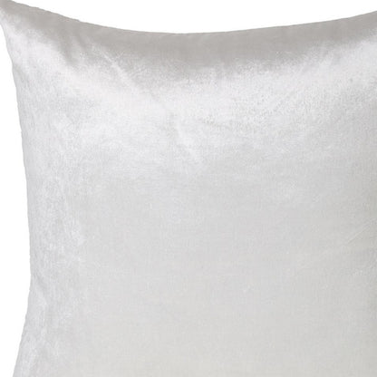 18" X 18" White Cotton Zippered Pillow-7