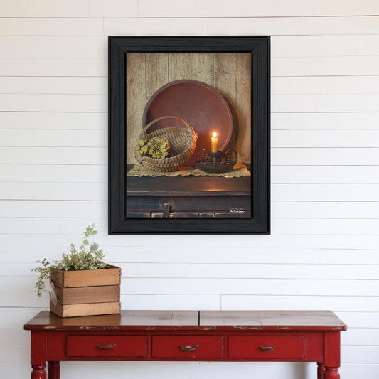 The Red Bowl 1 Black Framed Print Wall Art-0