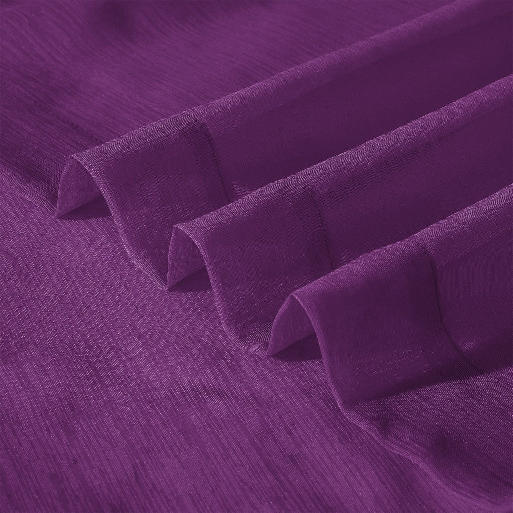 Set of Two 84"  Purple Solid Modern Window Panels-6