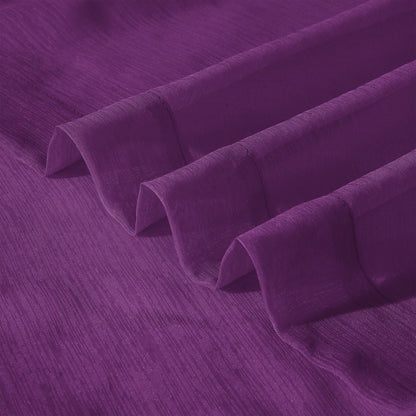 Set of Two 84"  Purple Solid Modern Window Panels-6