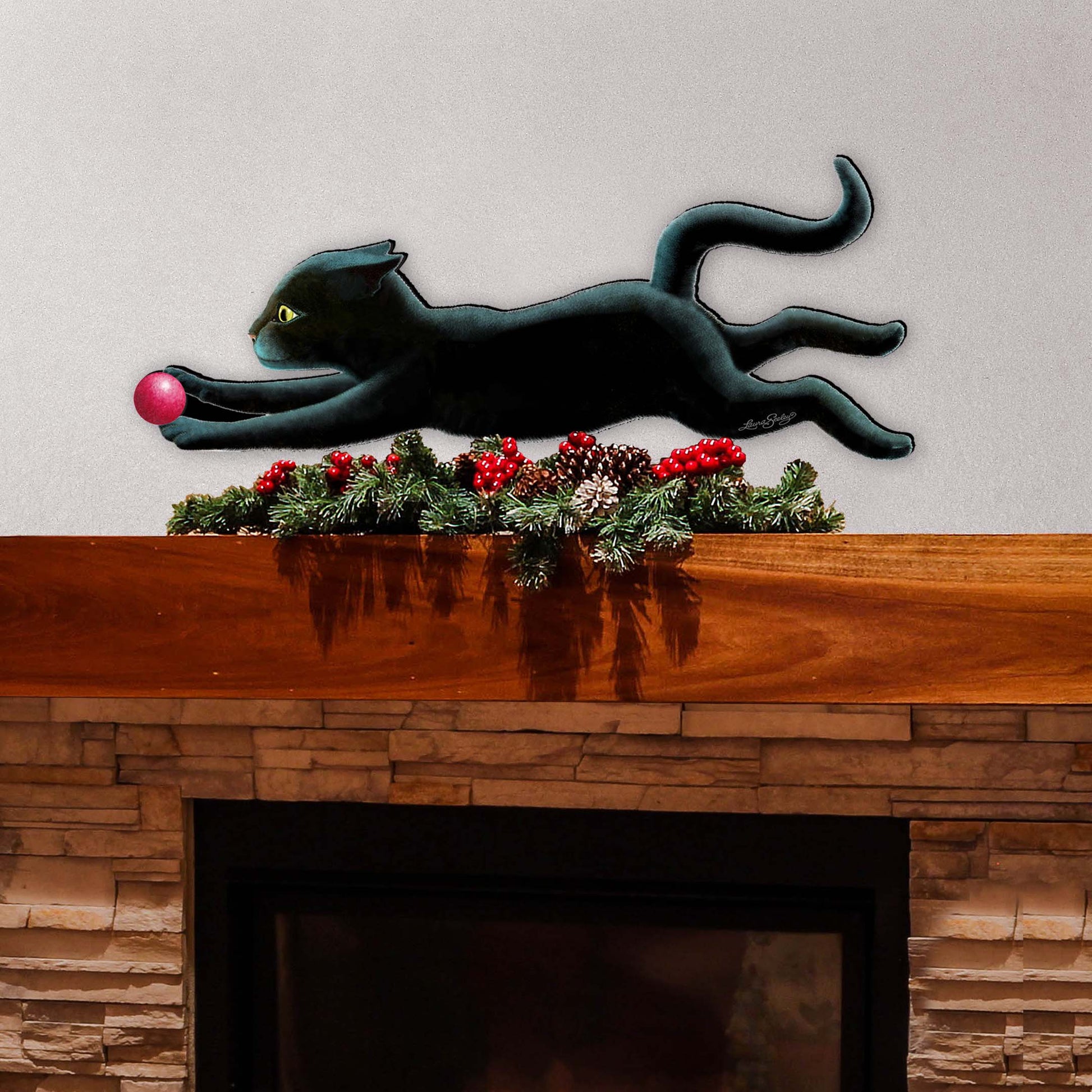 Black Cat Home Decor Outdoor Decor by L. Seeley - Pet Decor - 8512073F-3