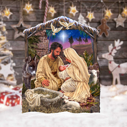 Jesus is Lord Outdoor Decor Yard Decor by D. Gelsinger - Nativity Holiday Decor - 8652813F-2