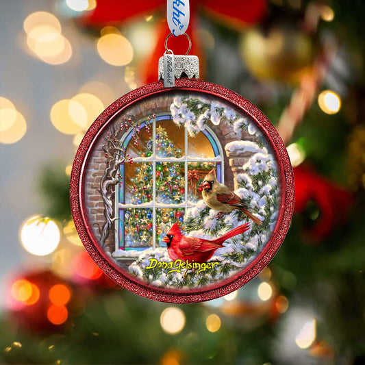 Christmas Window Glass Ornament by D. Gelsinger - Christmas Décor - 71110-2-1318-0