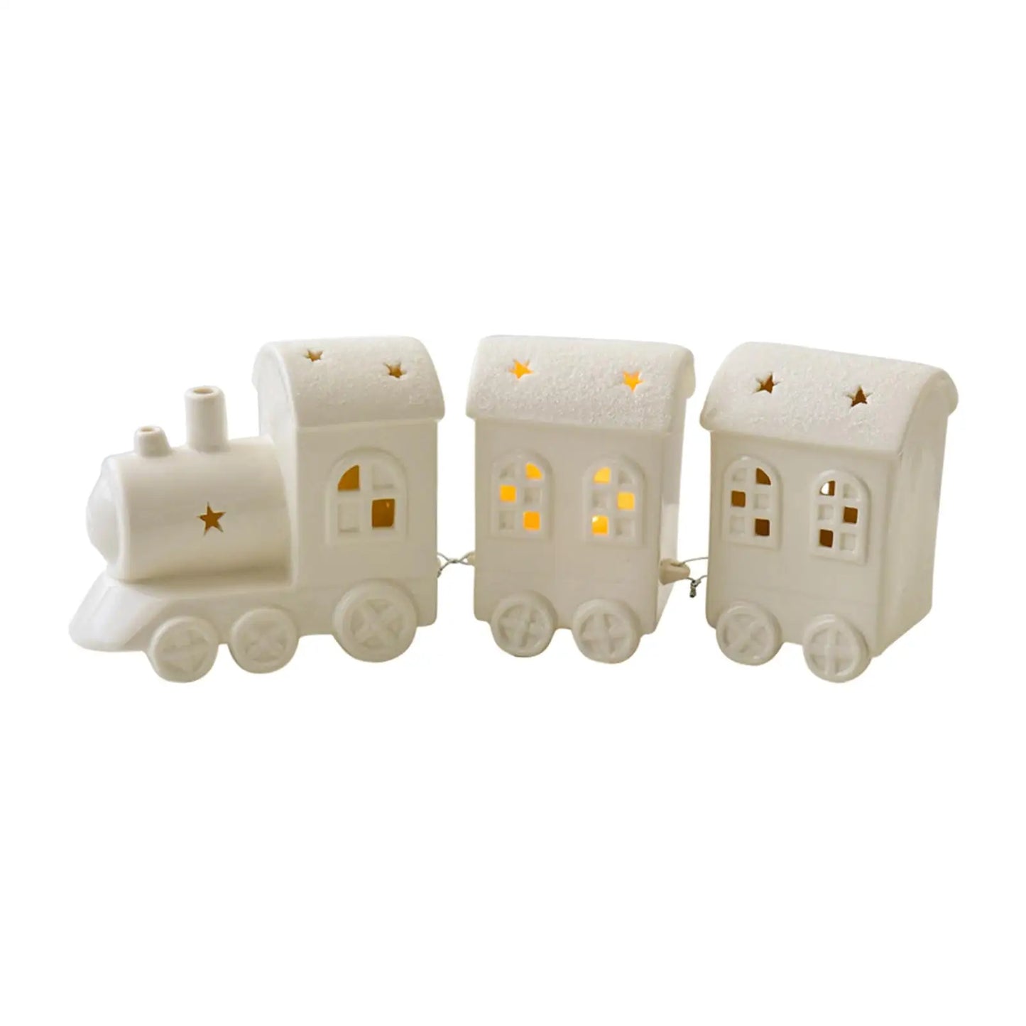 Lighted Christmas Train Decor-0