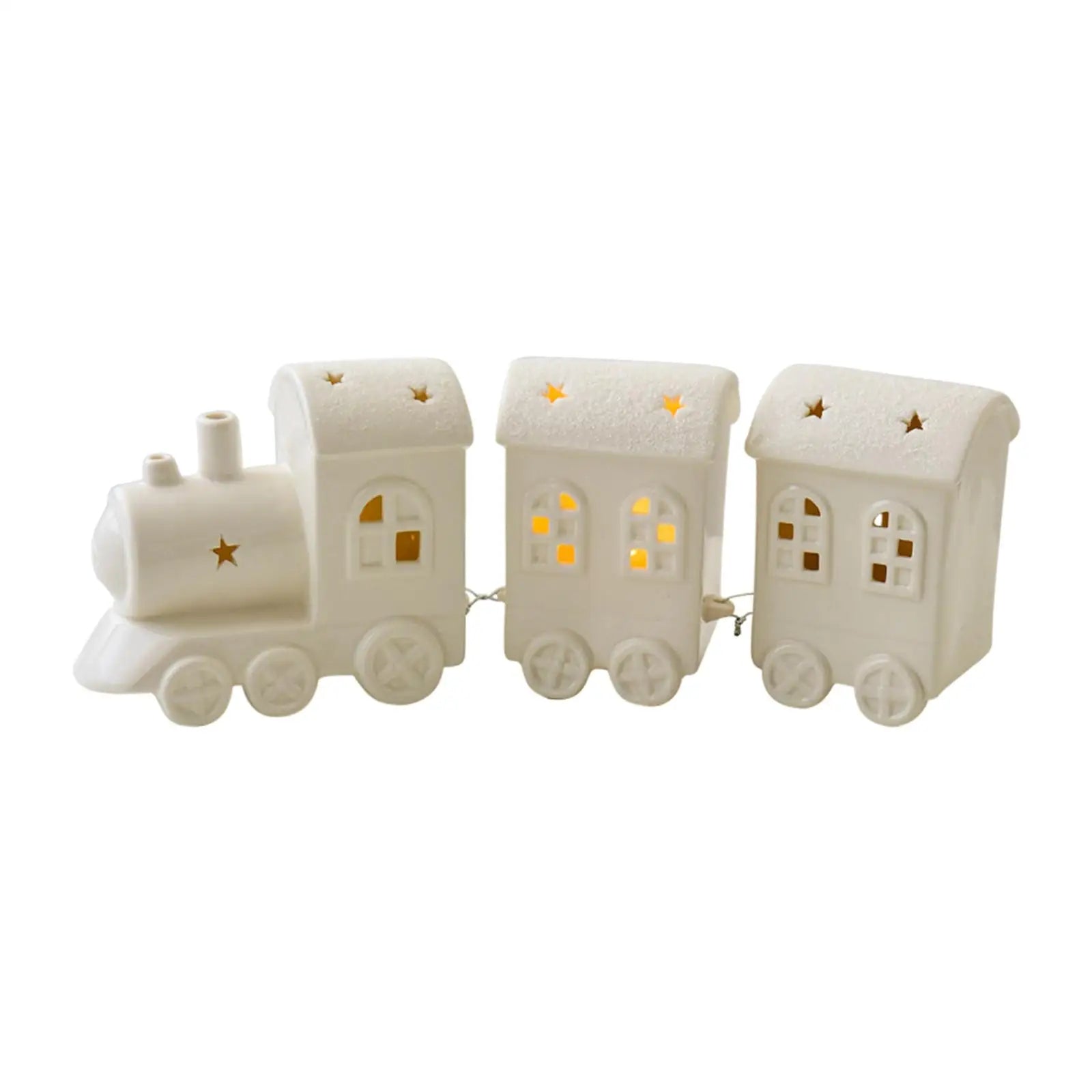 Lighted Christmas Train Decor-0