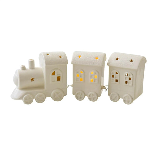 Lighted Christmas Train Decor-0