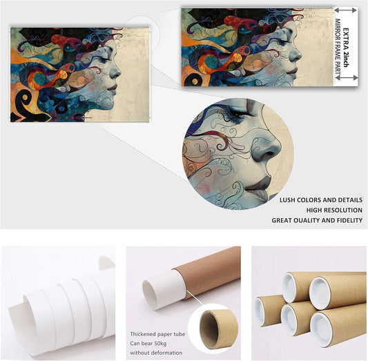 Canvas Wall Art Painting Horses HR054-1