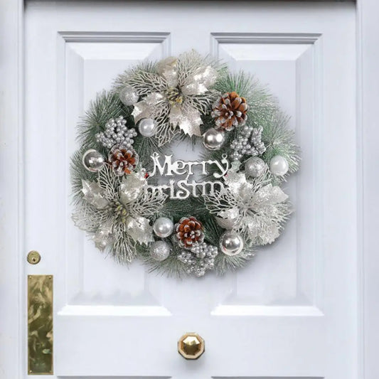 Christmas Wreath Window Holiday Decoration-1