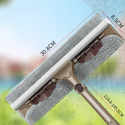 Cleaning Tool Double-sided Telescopic Rod Window Cleaner Mop-3