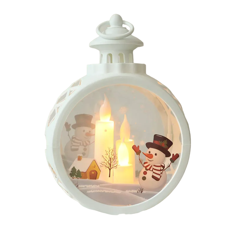 Snowman White LED Lights for Stunning Storefront Window Decor-0
