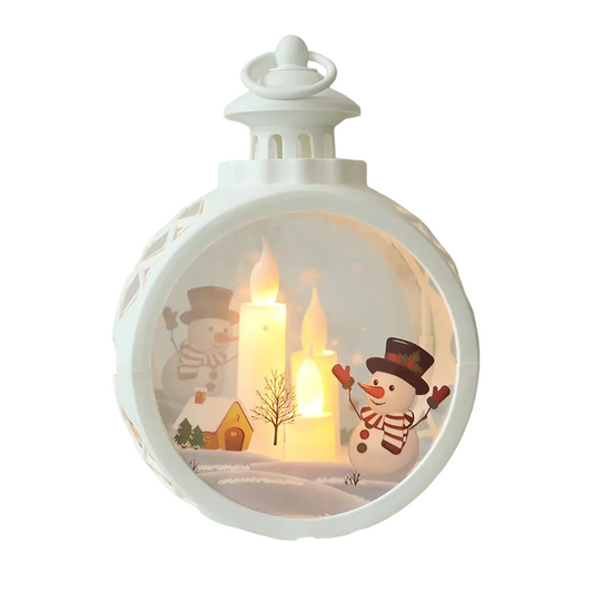 Snowman White LED Lights for Stunning Storefront Window Decor-0